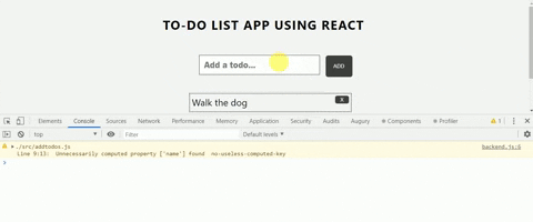To Do List App React