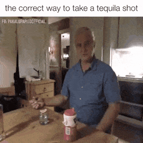 Correct way to drink tequila in wtf gifs