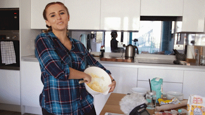 Baking A Cake GIF by HannahWitton