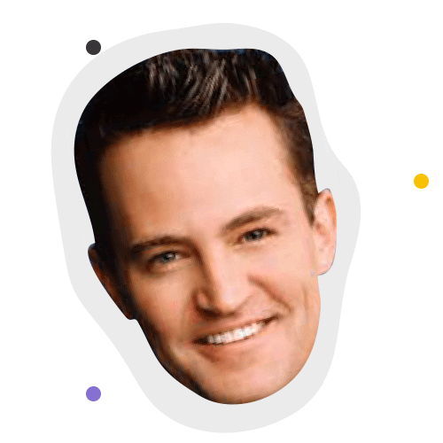 Matthew Perry Friends Sticker by Warner Channel