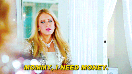 money mommy i need money