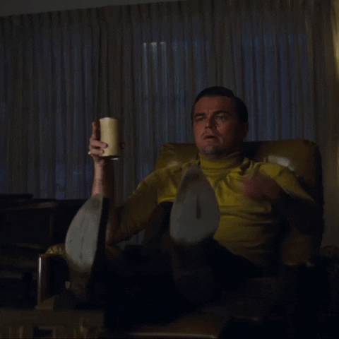 Leonardo Dicaprio Reaction GIF by Once Upon A Time In Hollywood | Por @OnceInHollywood | Ver en GIPHY