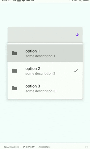 custom option + flat + filter