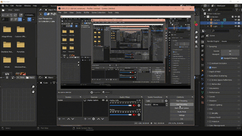 How would I make a reflective material in blender? Like the one on ...