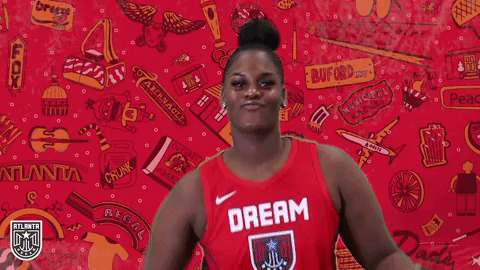 Lets Go Basketball GIF by Atlanta Dream - Find & Share on GIPHY