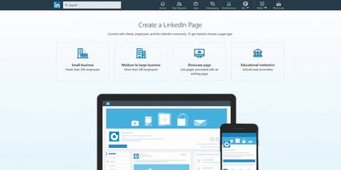 Create LinkedIn company page