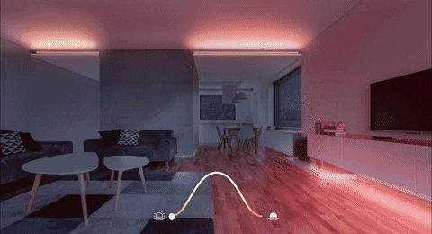 Tính năng Adaptive Lighting cho ánh sáng thích ứng mới nhất từ Apple HomeKit 3 giphy