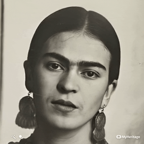 Frida Kahlo deep nostalgia 