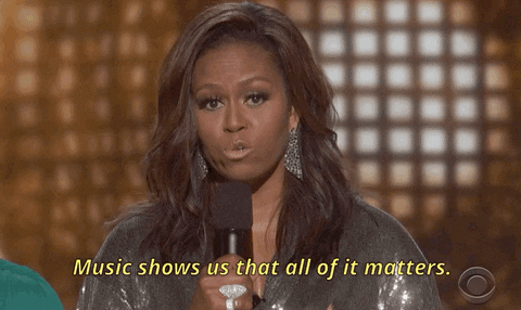 Michelle Obama 61St Grammys GIF by Recording Academy / GRAMMYs - Find & Share on GIPHY