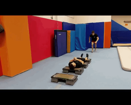 Stuntman Training in funny gifs