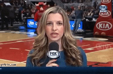 Sneaking on live news in funny gifs