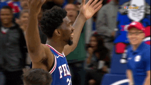 Happy Philadelphia 76Ers GIF by NBA - Find & Share on GIPHY
