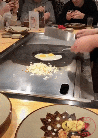 Flipping egg yolk without breaking in wow gifs