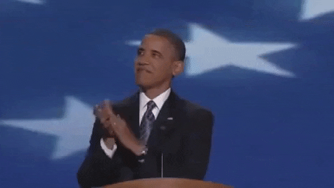 Barack Obama Applause GIF by Obama