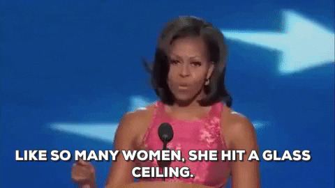 Like So Many Women She Hit A A Glass Ceiling Gifs Find Share