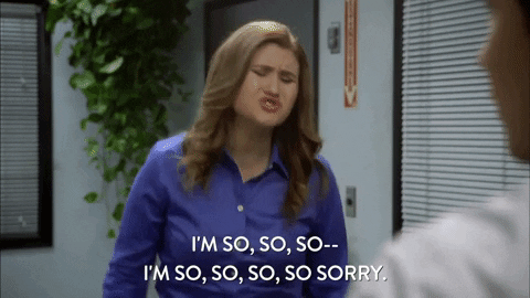 Sorry Comedy Central GIF by Workaholics - Find & Share on GIPHY