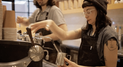 Blue Bottle Coffee GIF by Julieee Logan