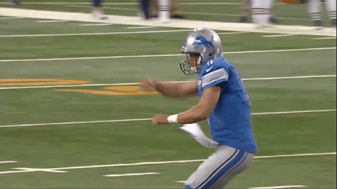 Matthew Stafford Celebration GIF by Detroit Lions - Find & Share on GIPHY
