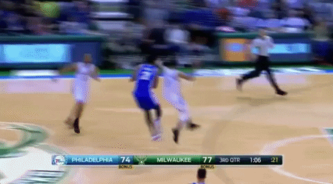 Philadelphia 76Ers Dunk GIF by NBA - Find & Share on GIPHY