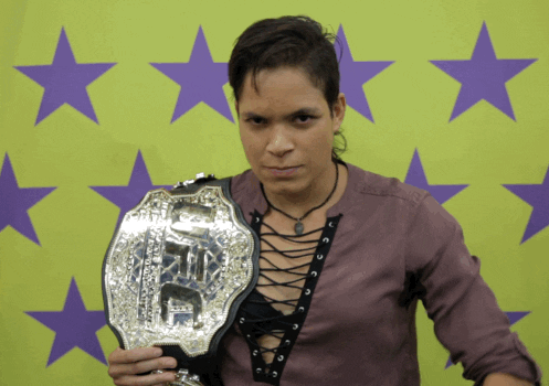 Amanda Nunes Mma GIF by Nickelodeon at Super Bowl