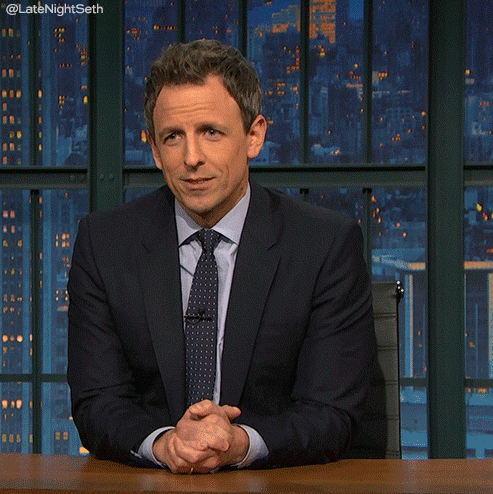 Seth Meyers Wink GIF by Late Night with Seth Meyers - Find & Share on GIPHY