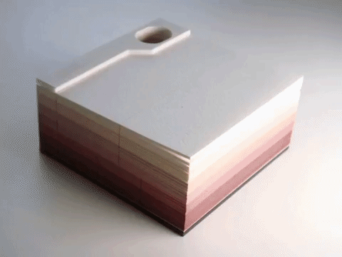 Omoshiroi Block: Paper memo pad that reveals hidden objects - 6