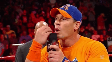 John Cena saying 'You can't see me'