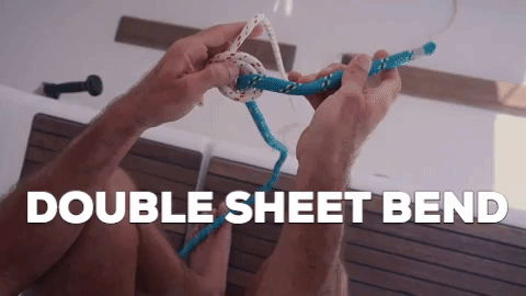 double sheet bend sailing knots