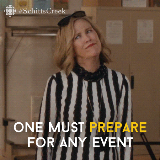Prepare Schitts Creek GIF by CBC - Find & Share on GIPHY