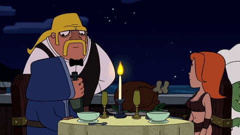 Clash Of Clans Dinner GIF by Clasharama