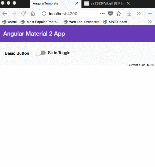 Here's the development build