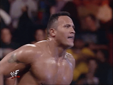 Image result for do you smell what the rock is cooking gif