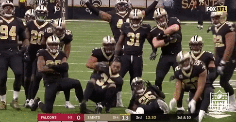 Image result for new orleans saints gif