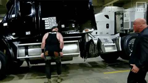 Braun Strowman Flips Semitruck In WWE Raw