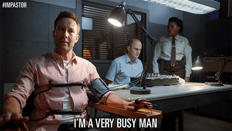 I Am A Very Busy Man GIFs - Find & Share on GIPHY