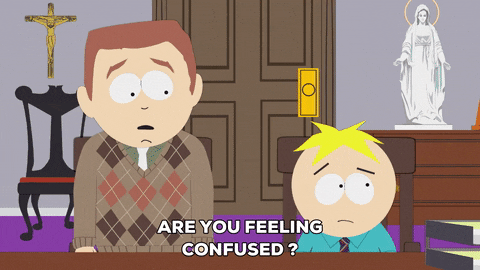 Image result for butters confused