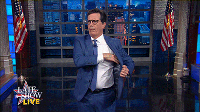 Stephen Colbert Idgaf GIF by The Late Show With Stephen Colbert - Find & Share on GIPHY