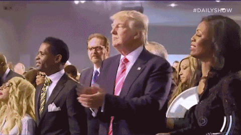Image result for trump clapping meme gif