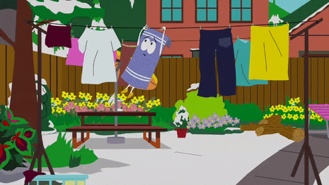 Clothes Hanging GIF by South Park - Find & Share on GIPHY