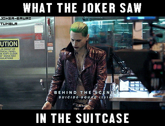 Joker And Suitcase in funny gifs