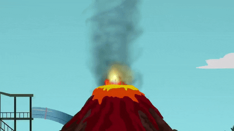 Explosion Volcano Gif By South Park 