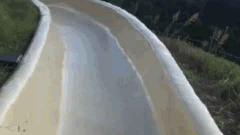 Worst Water Slide Ever best Gif