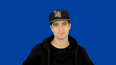Brendon Urie 'Really?' gif