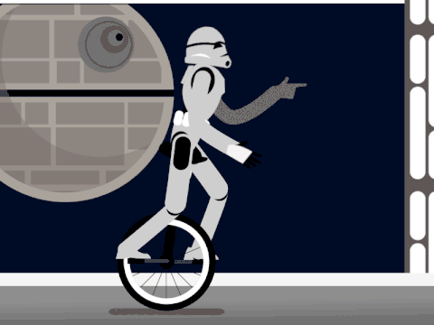 Image result for unicycle star wars