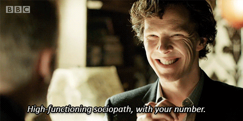 Benedict Cumberbatch Sociopath GIF by BBC