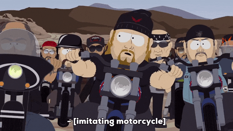 Motorcycle Vroom GIF by South Park 