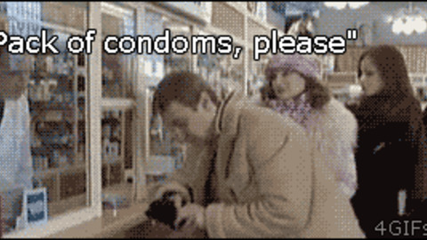 Pack Of Condoms funny Gif