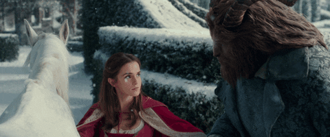Image result for beauty and the beast gifs 2017