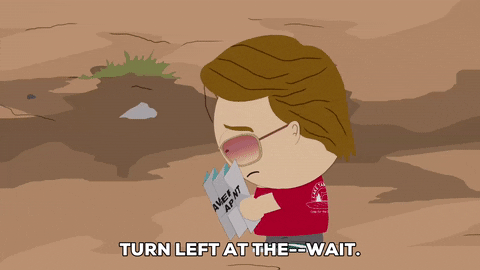 Middle Of Nowhere Map GIF by South Park  - Find & Share on GIPHY