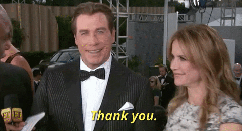 Golden Globes Thank GIF by Entertainment Tonight